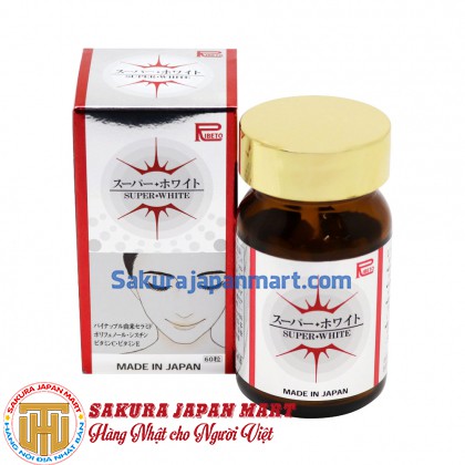 Viên uống trắng da trị nám Ribeto Shoji Super White 60 viên